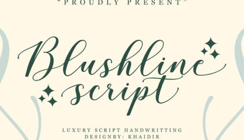 Blushline Script Font