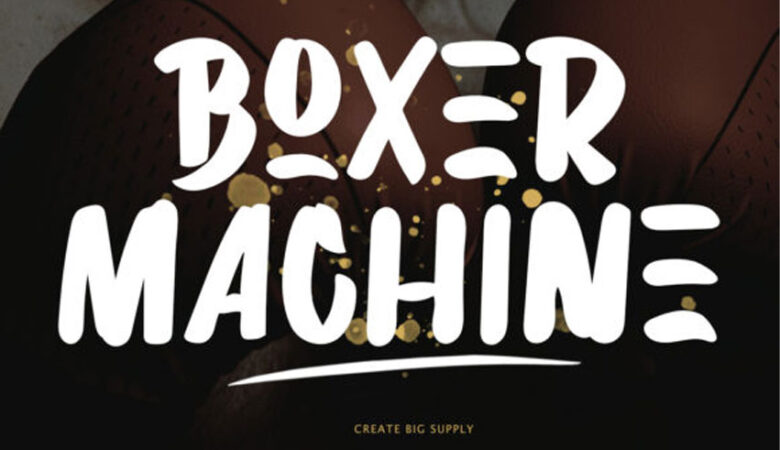 Boxer Machine Font
