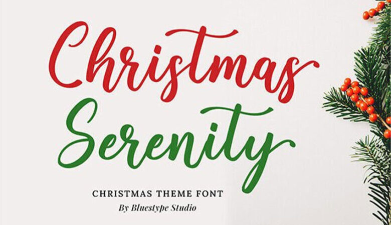 Christmas Serenity Font