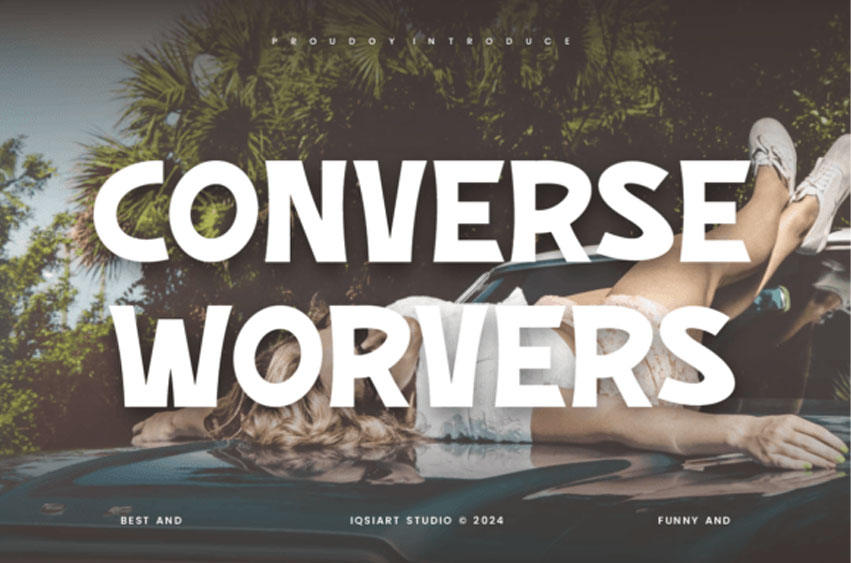 Converse Worvers Font