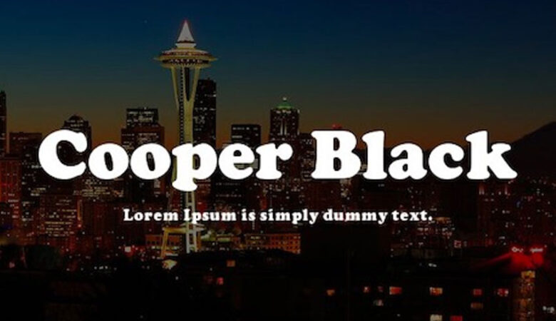 Cooper Black Font