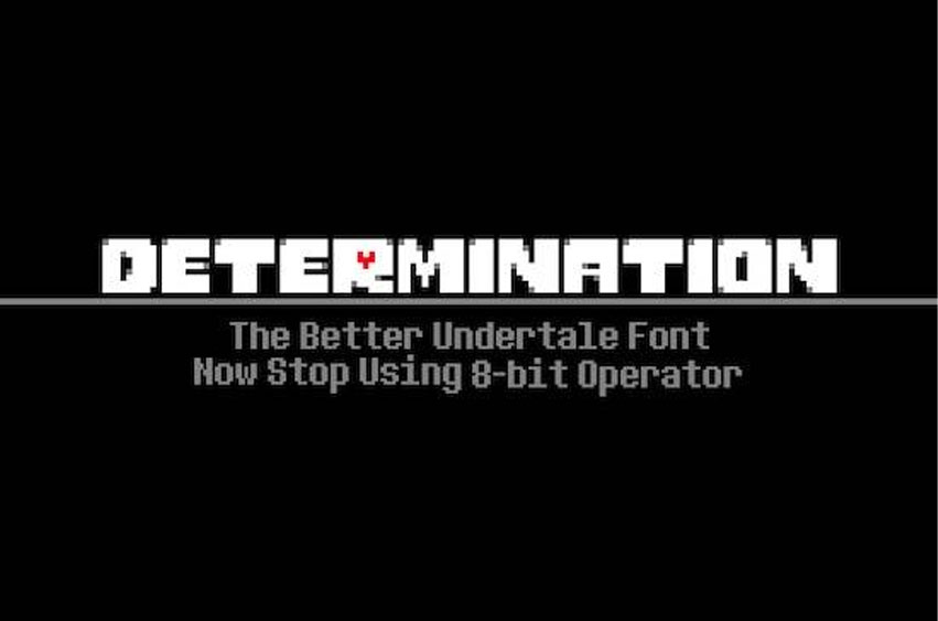 Determination Font