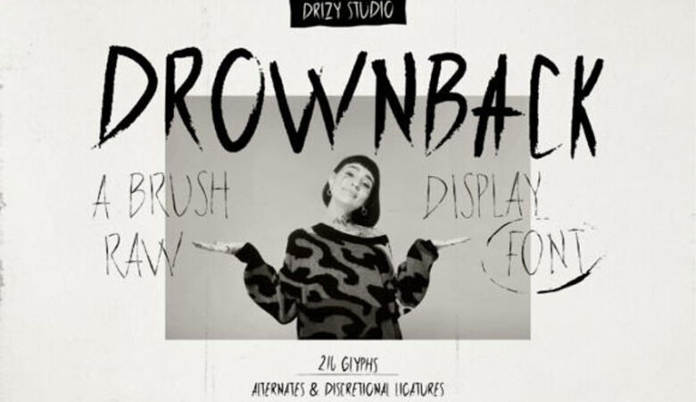 Drownback Font