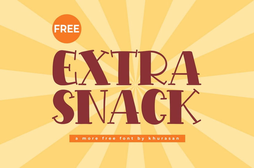 Extra Snack Font
