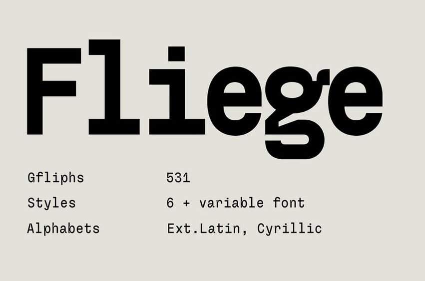 Fliege Mono Font