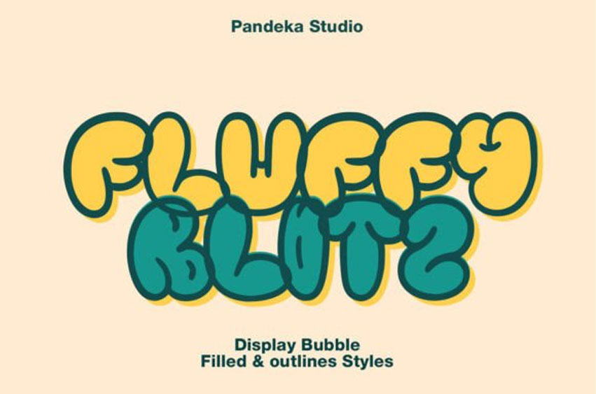 Fluffy Blitz Font