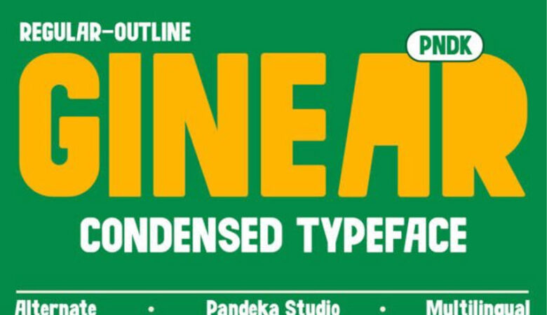 Ginear Font