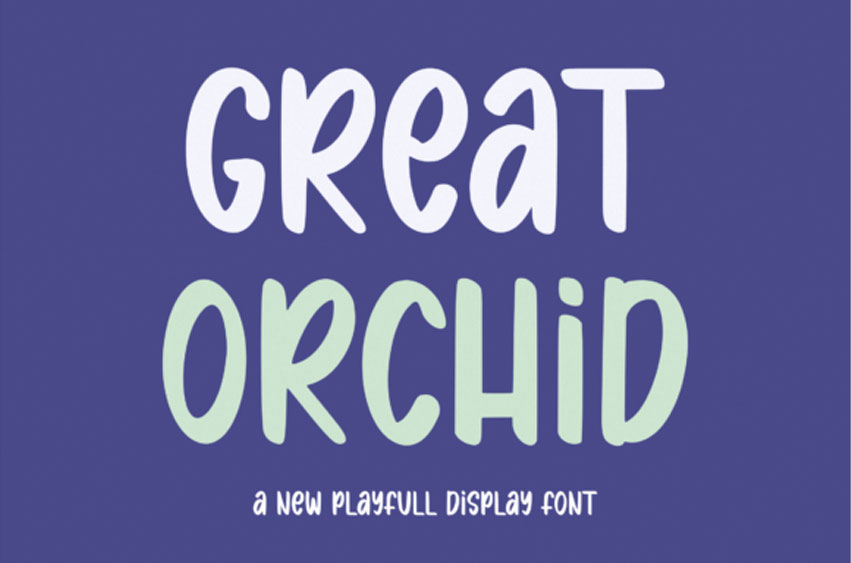 Great Orchid Font