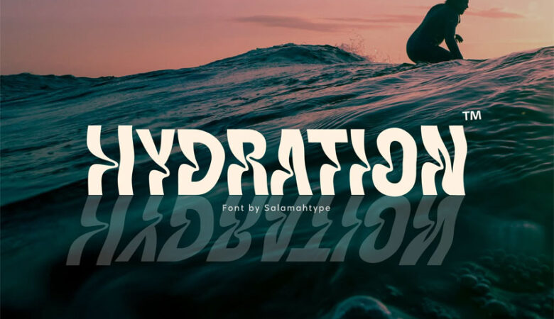 Hydration Wavy Font