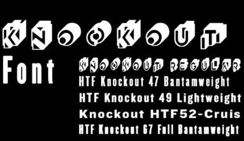 Knockout Sans Font