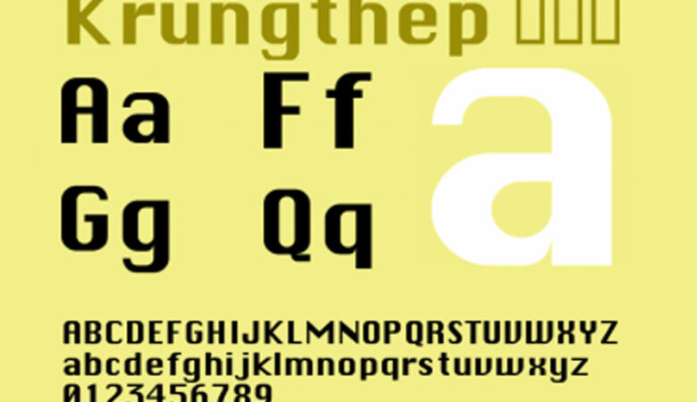 Krungthep Font