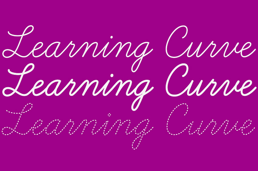 Learning Curve Font