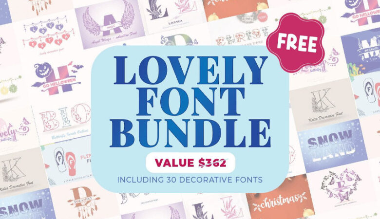 Lovely Bundle Vol.02 Font