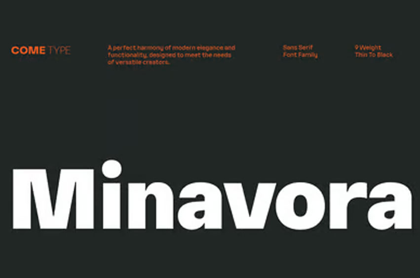 Minavora Font