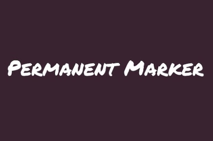 Permanent Marker Font