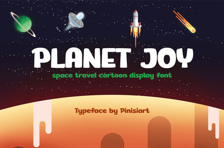 Planet Joy Font