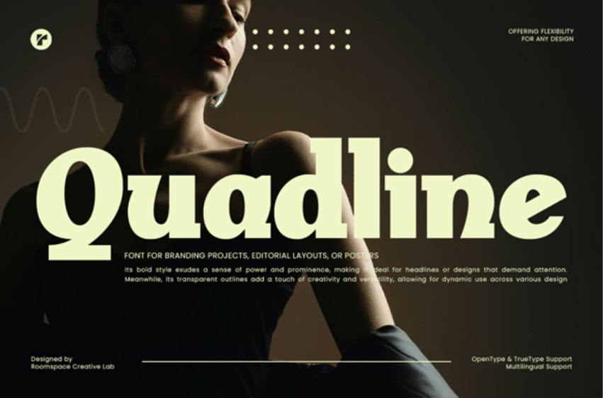 Quadline Font