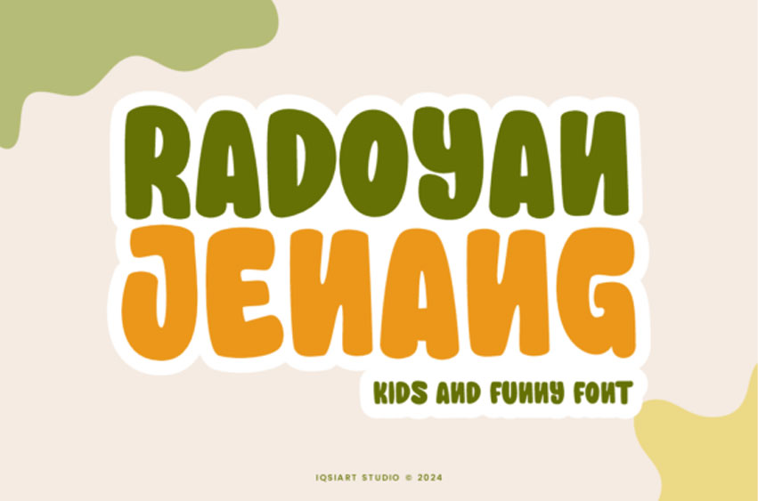 Radoyan Jenang Font