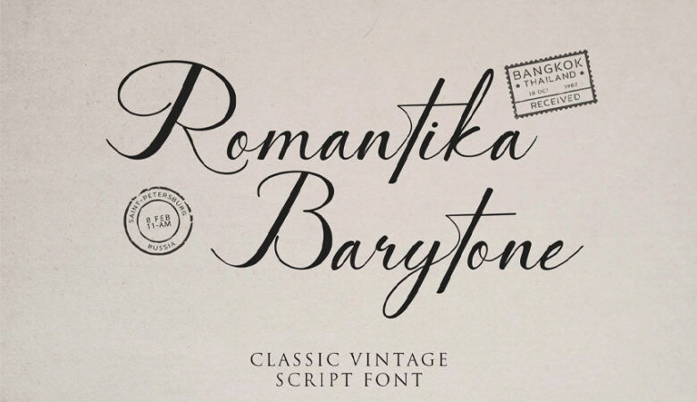 Romantika Barytone Font