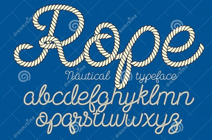 Rope Font