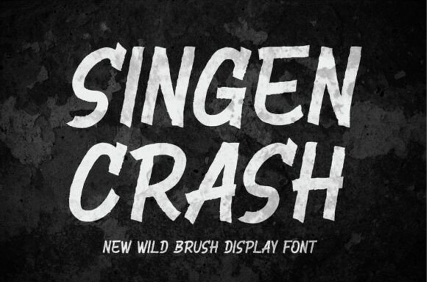 Singen Crash Font