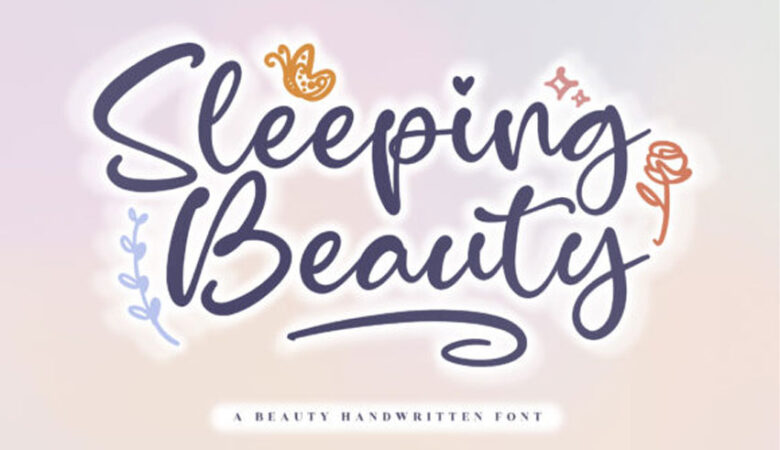 Sleeping Beauty Font