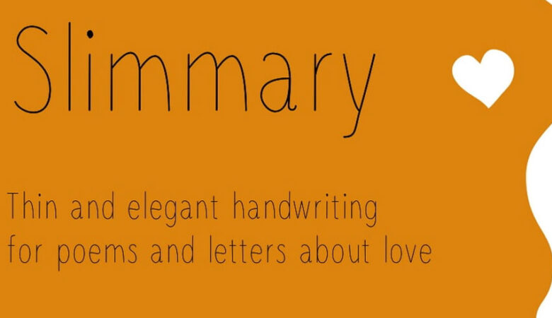 Slimmary Font