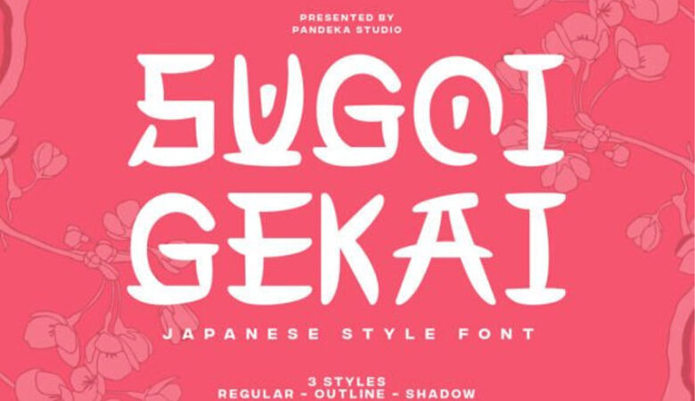 Sugo Gekai Font