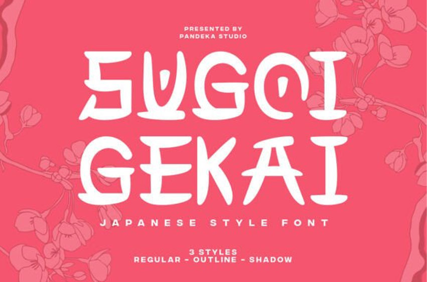 Sugo Gekai Font