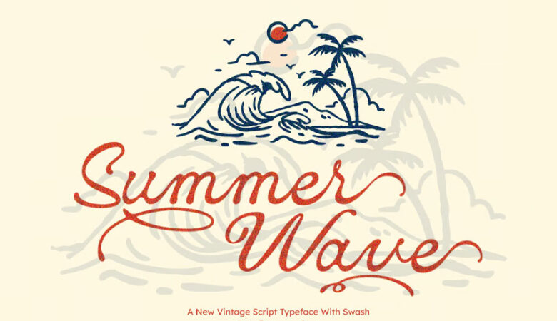 Summer Wave Font