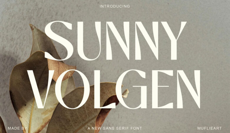 Sunny Volgen Font