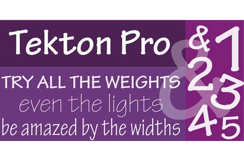 Tekton Pro Font