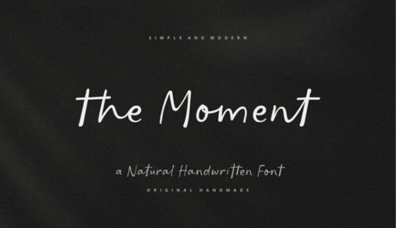 The Moment Font