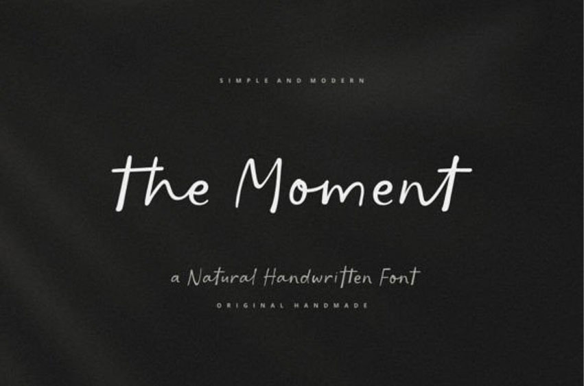 The Moment Font