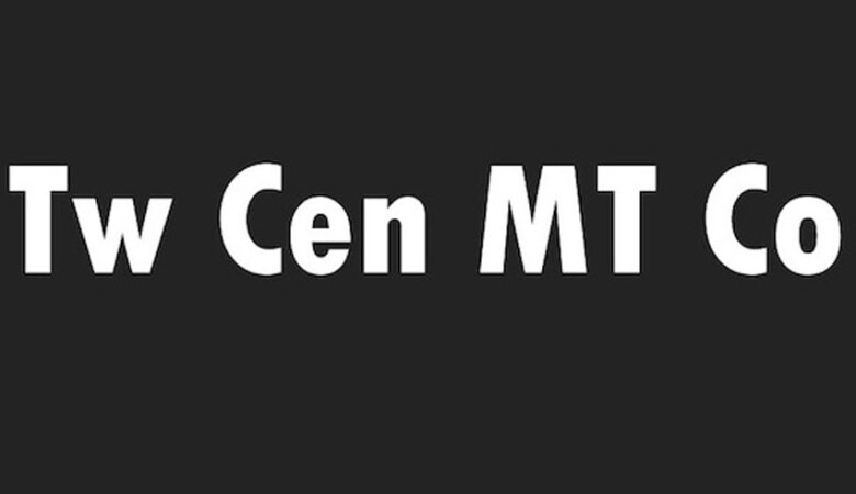 Tw Cen Mt Co Font