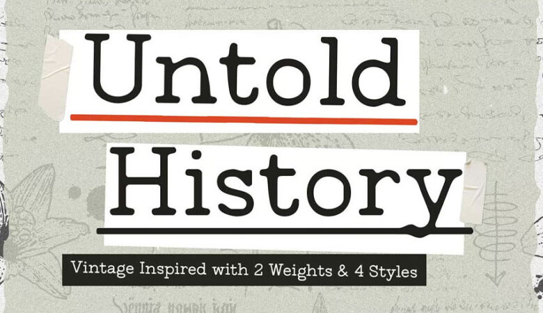 Untold History Font