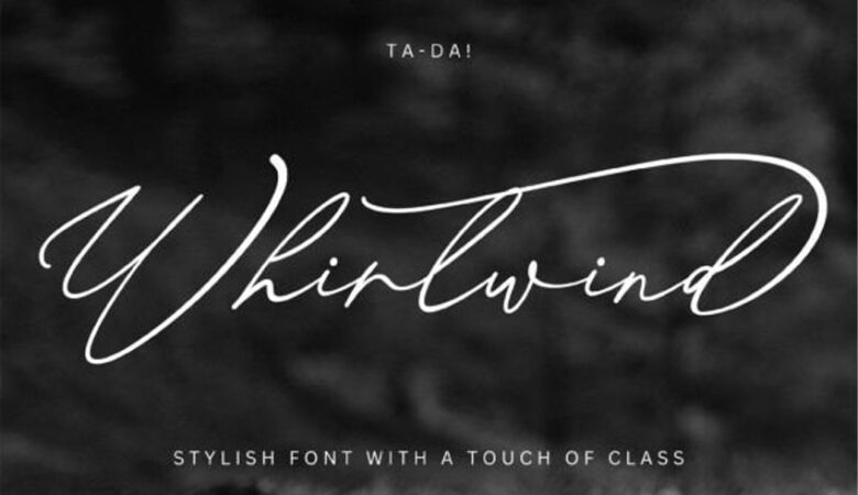 Whirlwind Font