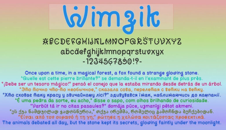 Wimzik Font