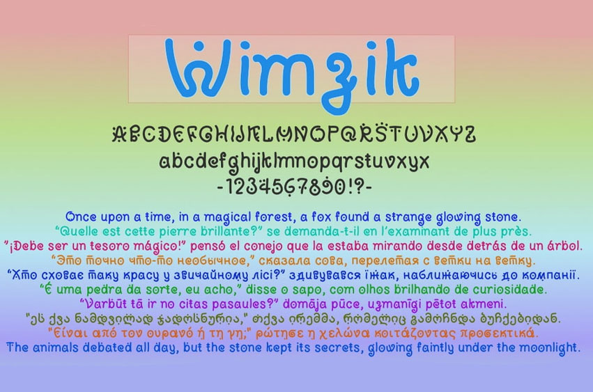 Wimzik Font