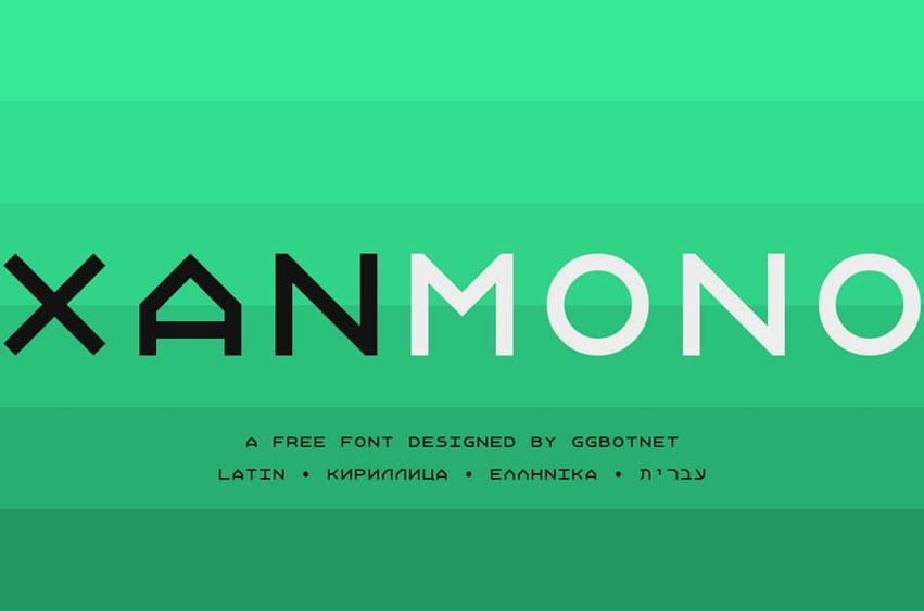 Xanmono Font