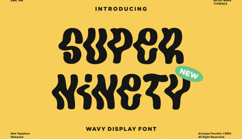 AT Super Ninety Font