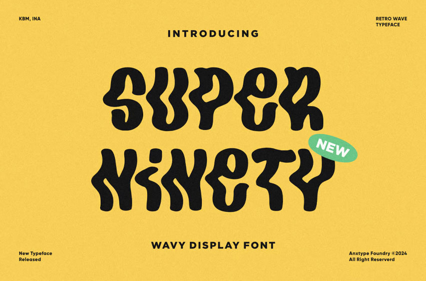 AT Super Ninety Font