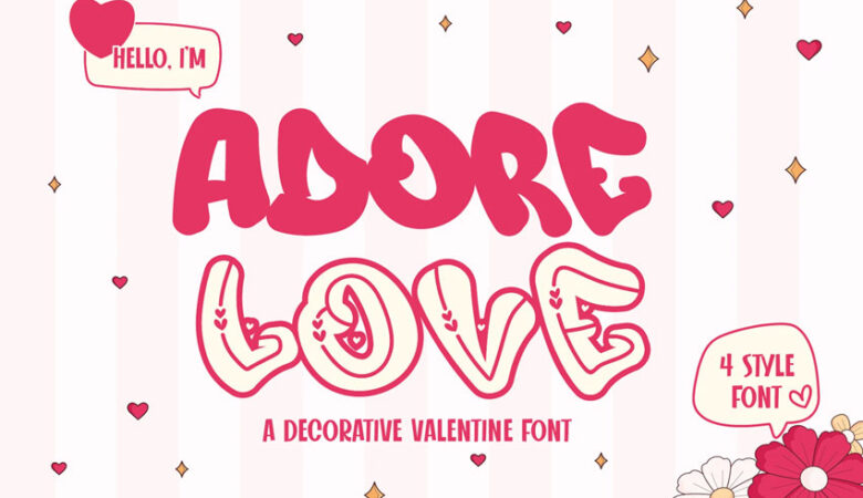 Adore Love Font