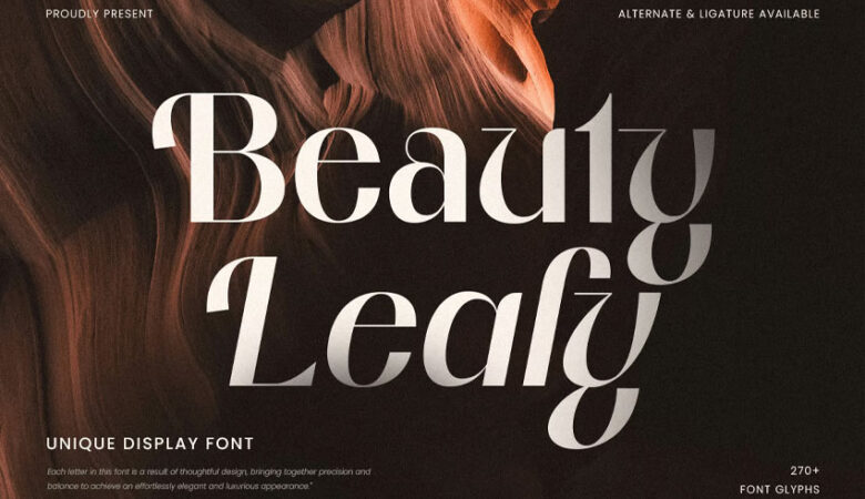 Beauty Leafy Font