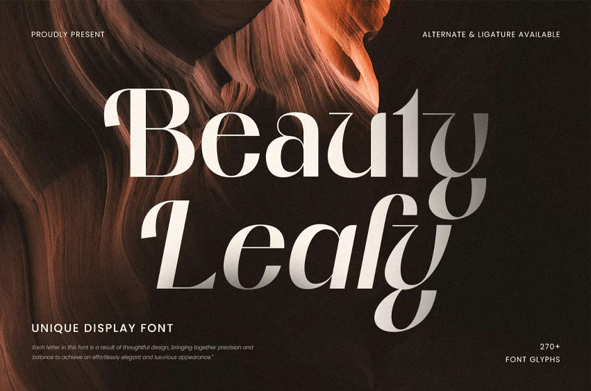 Beauty Leafy Font