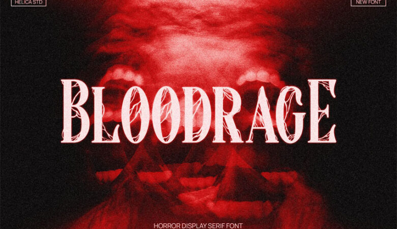 Bloodrage Font