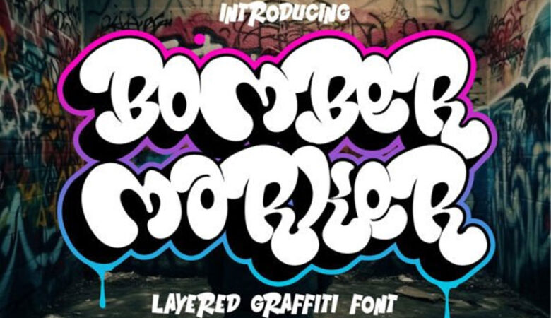 Bomber Marker Font