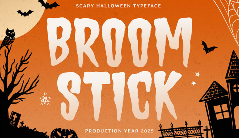 Broomstick Font