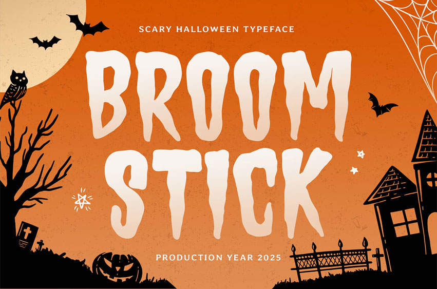 Broomstick Font