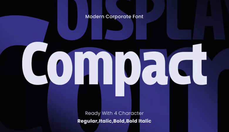 Compact Font